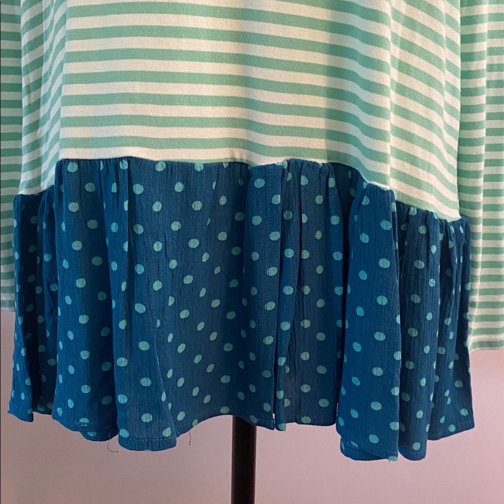 Matilda Jane NWT size small striped and dotted top - Picture 2 of 8